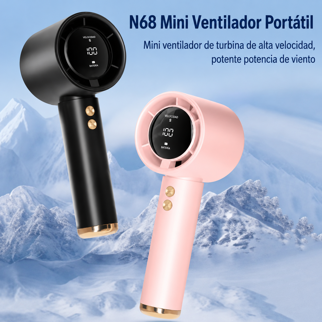 Ventilador Portátil N68 Turbo